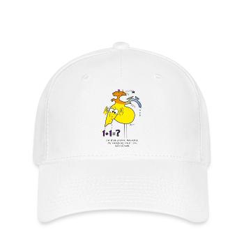 Réflexion Shadokienne... - Casquette Flexfit - blanc - Devant