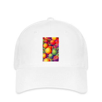 Fruit - Casquette Flexfit - blanc - Devant