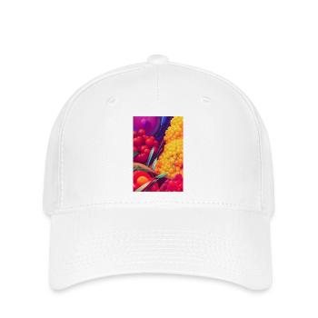 Fruit - Casquette Flexfit - blanc - Devant