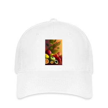 Fruit - Casquette Flexfit - blanc - Devant