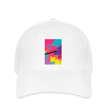 Abstract art - Flexfit Cap - white - Front