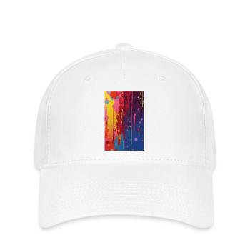Abstract art - Flexfit Cap - white - Front