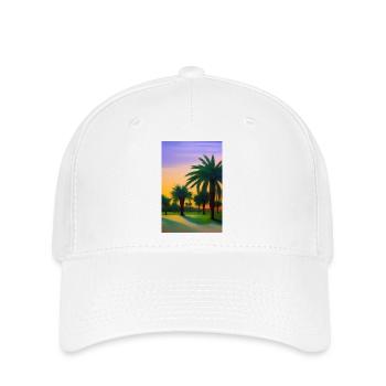 Arabische Wüste - Flexfit Cap - Weiß - Vorne