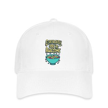 Céréalement, vous êtes génial - Casquette Flexfit - blanc - Devant