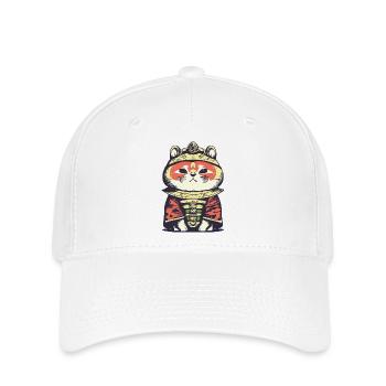 Red Panda Samurai - Flexfit Cap - white - Front