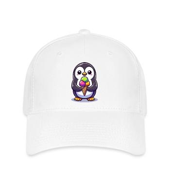 Adorable Penguin Colourful  - Flexfit Cap - white - Front