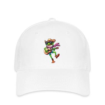 Dancing Frog Fiesta - Flexfit Cap - white - Front