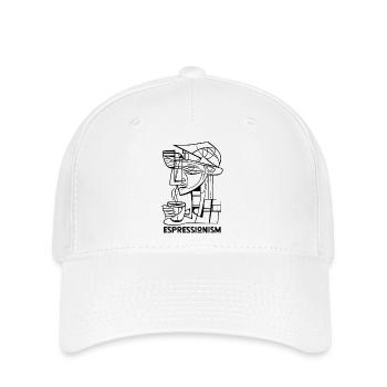 Espressionism - Espresso - Kaffee trinken - Flexfit Cap - Weiß - Vorne