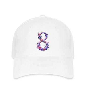 Women's Day 8 March Together for Strength & Freedom - Flexfit Cap - white - Front