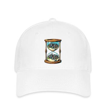 sanduhr stadt - Flexfit Cap - Weiß - Vorne
