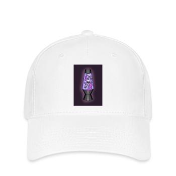 Lampe à lave - Casquette Flexfit - blanc - Devant