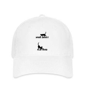 Work smart - Flexfit Cap - white - Front