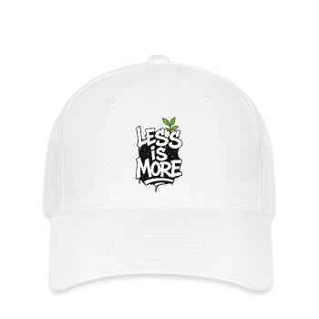 Less is More – Minimalism meets street style - Flexfit Cap - white - Front