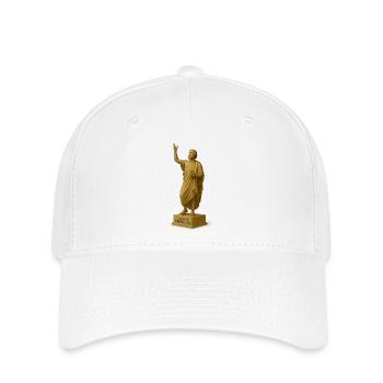 Religiöse Skulptur mit Message - Flexfit Cap - Weiß - Vorne