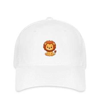 Design mignon de Lion Kush - Casquette Flexfit - blanc - Devant