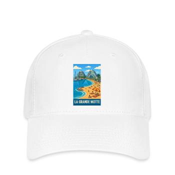 La Grande Motte Méditerranéenne - Casquette Flexfit - blanc - Devant