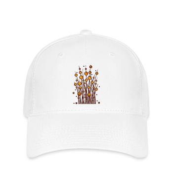 Golden balloon design - Flexfit Cap - white - Front