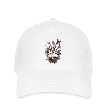 Good Energy Is Contagious - Skeleton Flowers - Flexfit Cap - white - Front