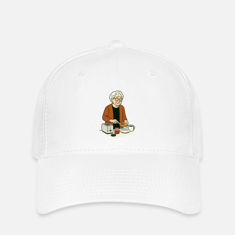 Bedstemor Karin - Flexfit Cap - hvid