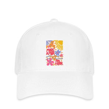 Mehr Liebe - Flexfit Cap - Weiß - Vorne