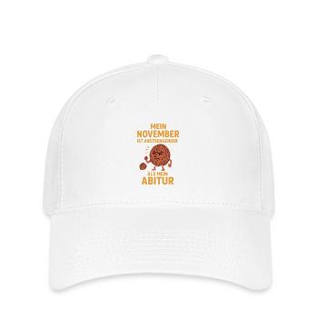 No Nut November - Flexfit Cap - Weiß - Vorne