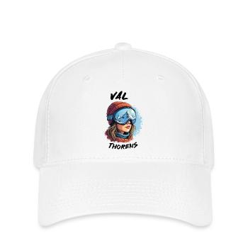 Val Thorens Ski 3 Vallées Haute Station Europe - Casquette Flexfit - blanc - Devant
