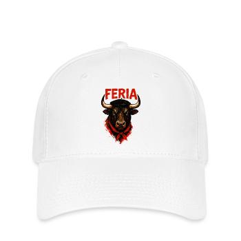Feria – Baskenland - Flexfit Cap - Weiß - Vorne