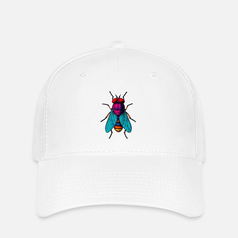 Neon Fly Cosmic Color - Flexfit Cap - white