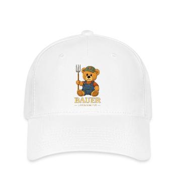 Farmer T-Shirt – Pure Country Love with Farmer's Bear - Flexfit Cap - white - Front