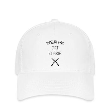 Ich kann nicht, ich habe gejagt. - Flexfit Cap - Weiß - Vorne