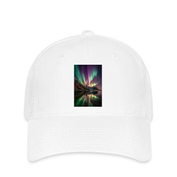 Aurora Peaks Reflections - Flexfit Cap - white - Front