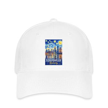 Louisville, Kentucky - Flexfit Cap - white - Front