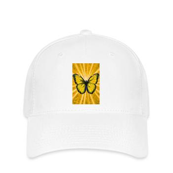 butterfly - Flexfit Cap - white - Front