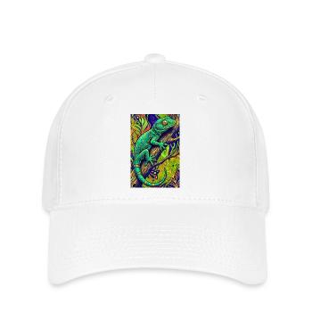 Gecko - Flexfit Cap - Weiß - Vorne