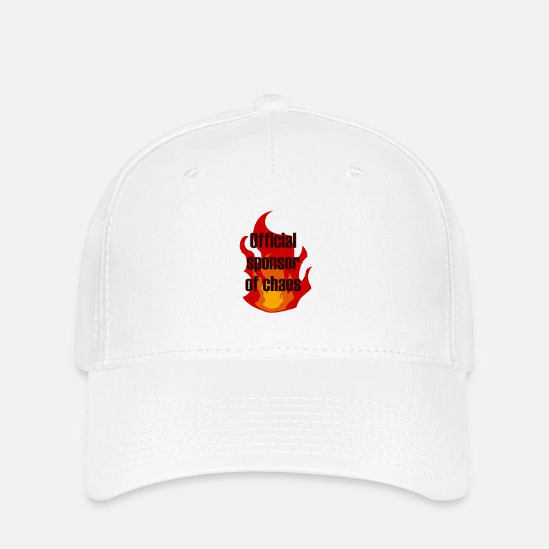 Lustige Inschrift - Flexfit Cap - Weiß