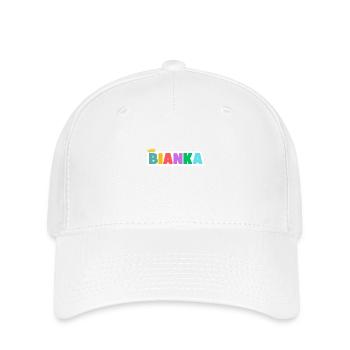 Bianka! Personalisierbar - Flexfit Cap - Weiß - Vorne