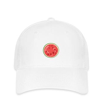 Früchtchen - Wassermelone - Flexfit Cap - Weiß - Vorne