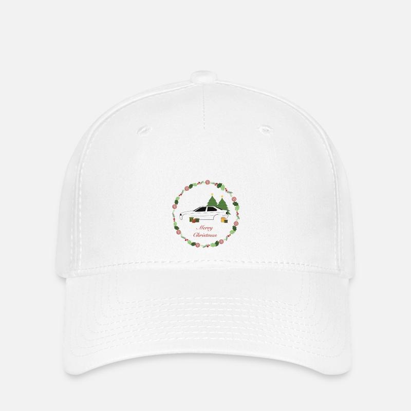 Christmas Car - Flexfit Cap - Weiß
