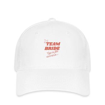 TEAM BRIDE - Casquette Flexfit - blanc - Devant