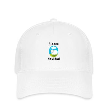 "Fleece Navidad" Christmas festive pun - Flexfit Cap - white - Front