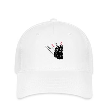 aces_2clr - Flexfit Cap - white - Front