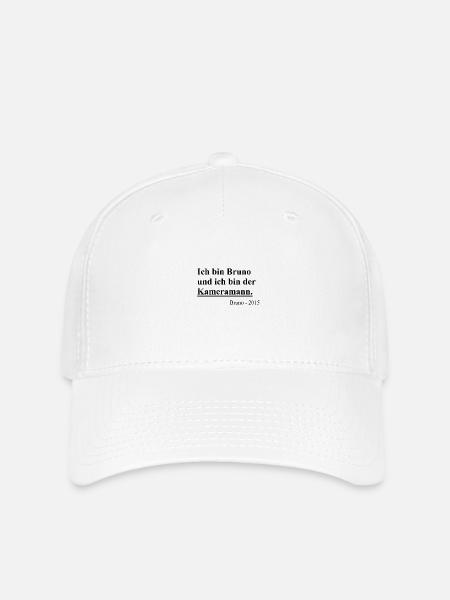 Bruno der Kameramann - Flexfit Cap - Weiß