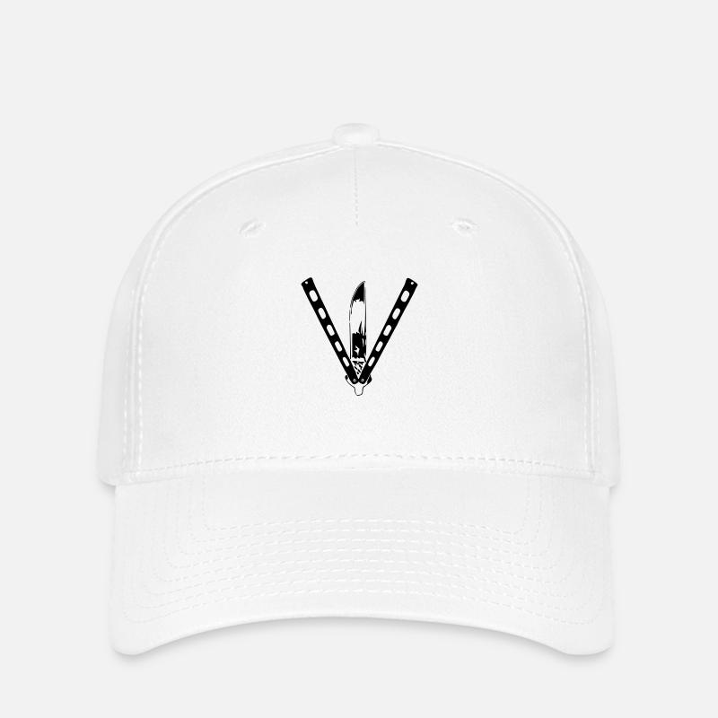 Butterfly - Flexfit Cap - Weiß