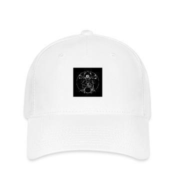 Da Vinci Rocks drums (2) - Casquette Flexfit - blanc - Devant