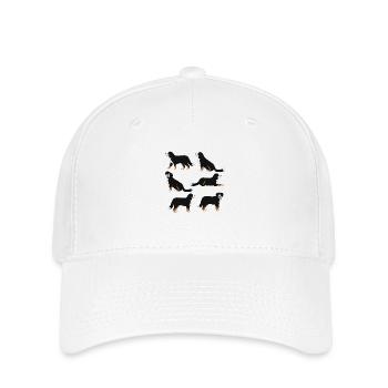 Bernese mountain dog selection - Flexfit Cap - white - Front