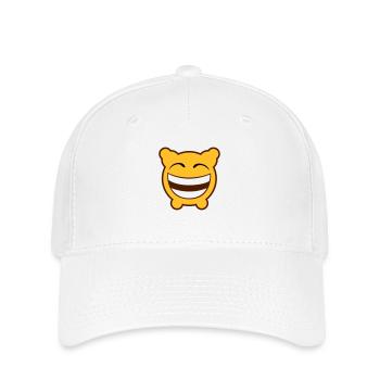 Düster lacht! - Flexfit Cap - Weiß - Vorne