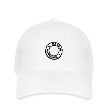 made_in_danmark__f1 - Casquette Flexfit - blanc - Devant