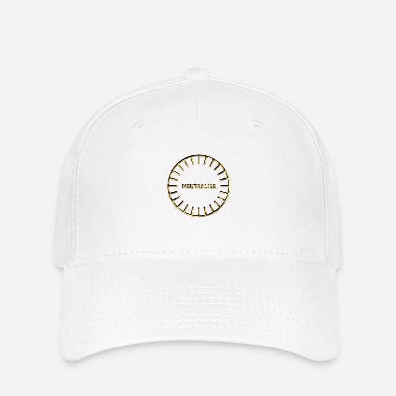 BOOST YOUR ENERGY, Neutralise, Gold, Sanjeevini, - Flexfit Cap - white