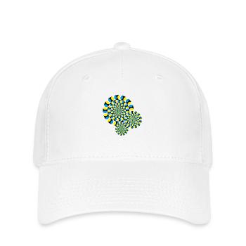 Illusion d'optique - Casquette Flexfit - blanc - Devant
