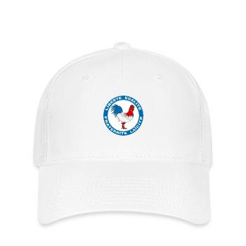 france coq symbole - Casquette Flexfit - blanc - Devant